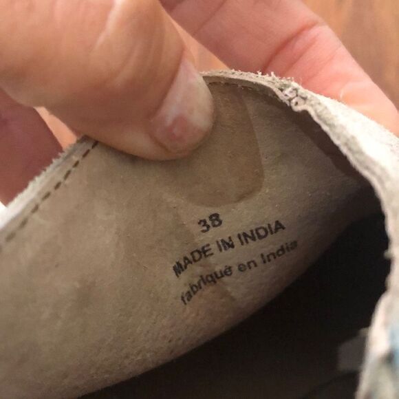 Free people suede bootie tan with studs 38 - Picture 5 of 8